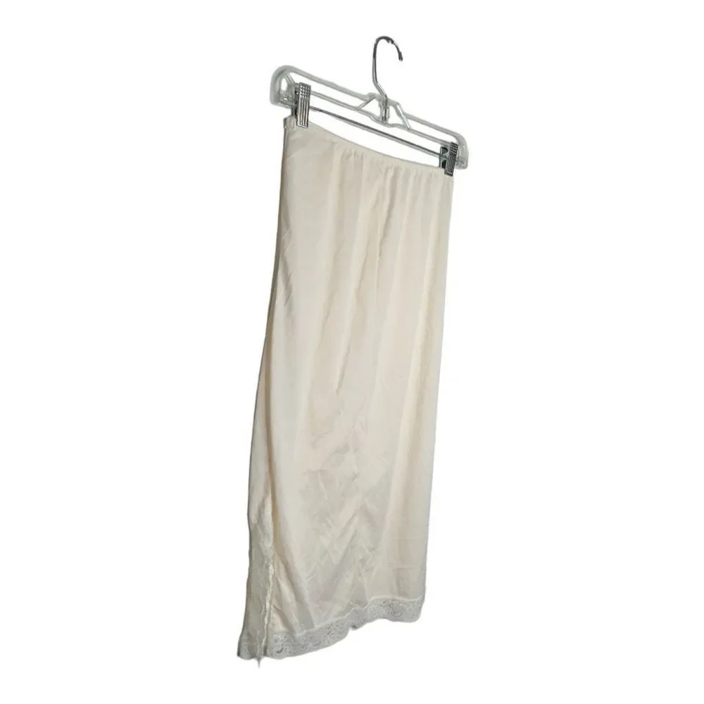 Vintage JC Penney Long Nylon‎ Slip Small - Picture 4 of 7